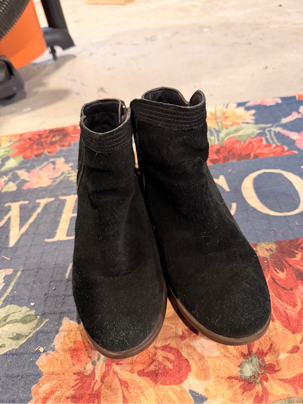 Koolaburra Black Suede Ankle Boots - Picture 3 of 5